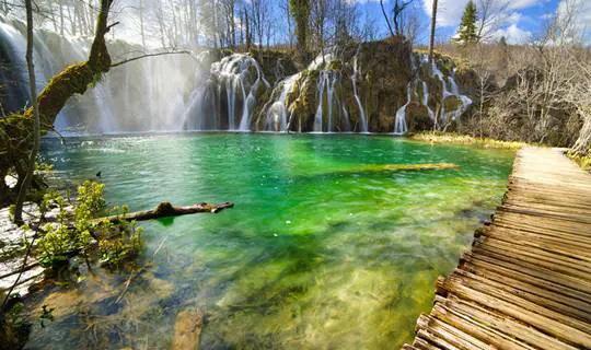 Plitvice Lakes National Park in Croatia