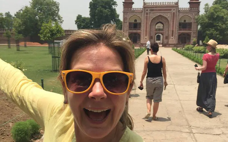 Penny Smith in India