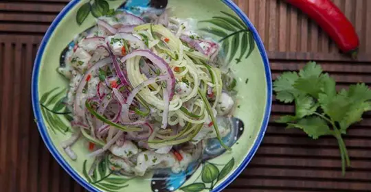 ceviche tasting