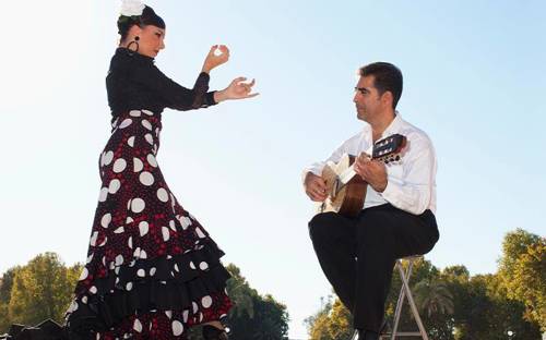 Flamenco dancer & guitarist