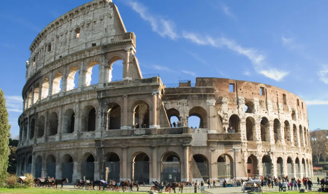 Rome holidays - a view of the Colosseum
