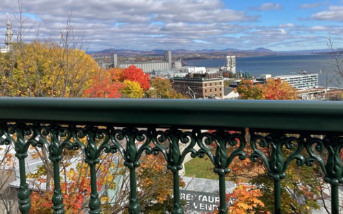 The fall foliage in Quebec on Sheila's solo holiday