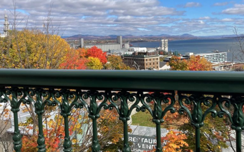 The fall foliage in Quebec on Sheila's solo holiday