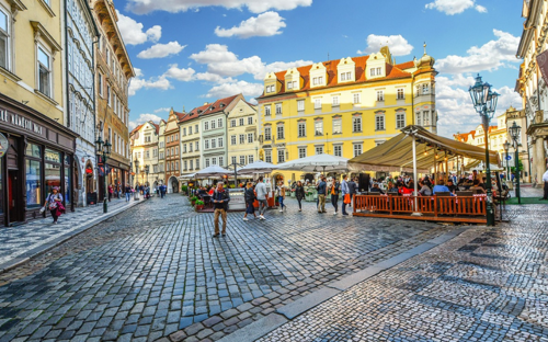 Wenceslas Square in Prague