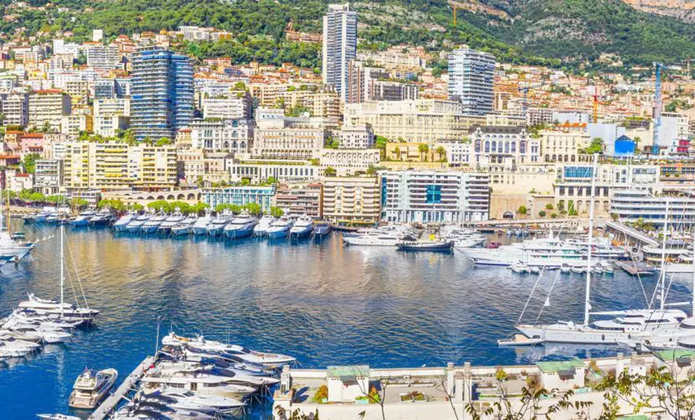 Monaco, France Port Marina 