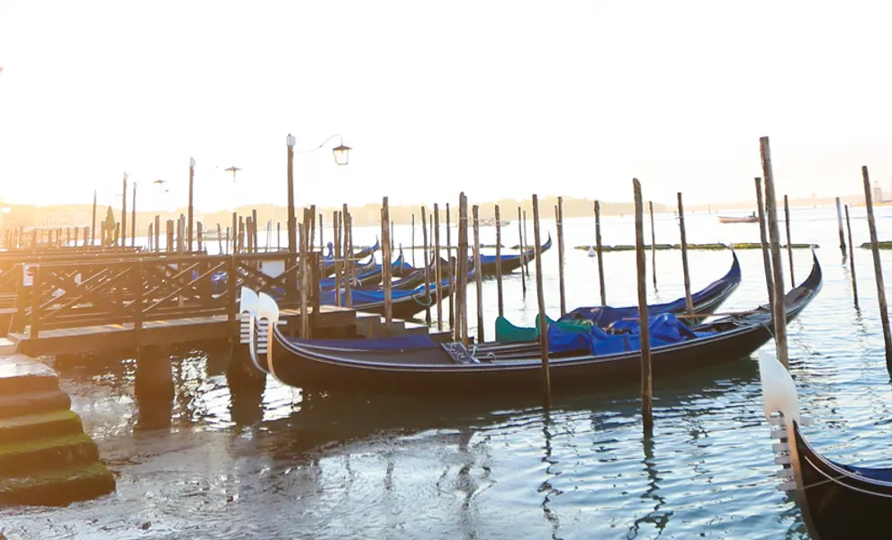 Venice at dusk. Part of Travelsphere's Grand Tour of Italy.