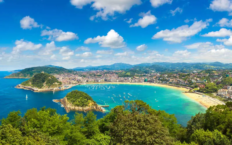 San Sebastian in the Basque region