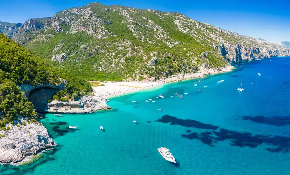 Sardinia holidays - a panoramic view of Sardinia's coast