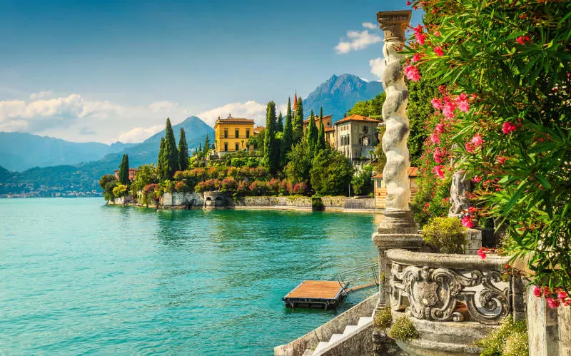A view of the water at Lake Como - best regions to visit in Italy